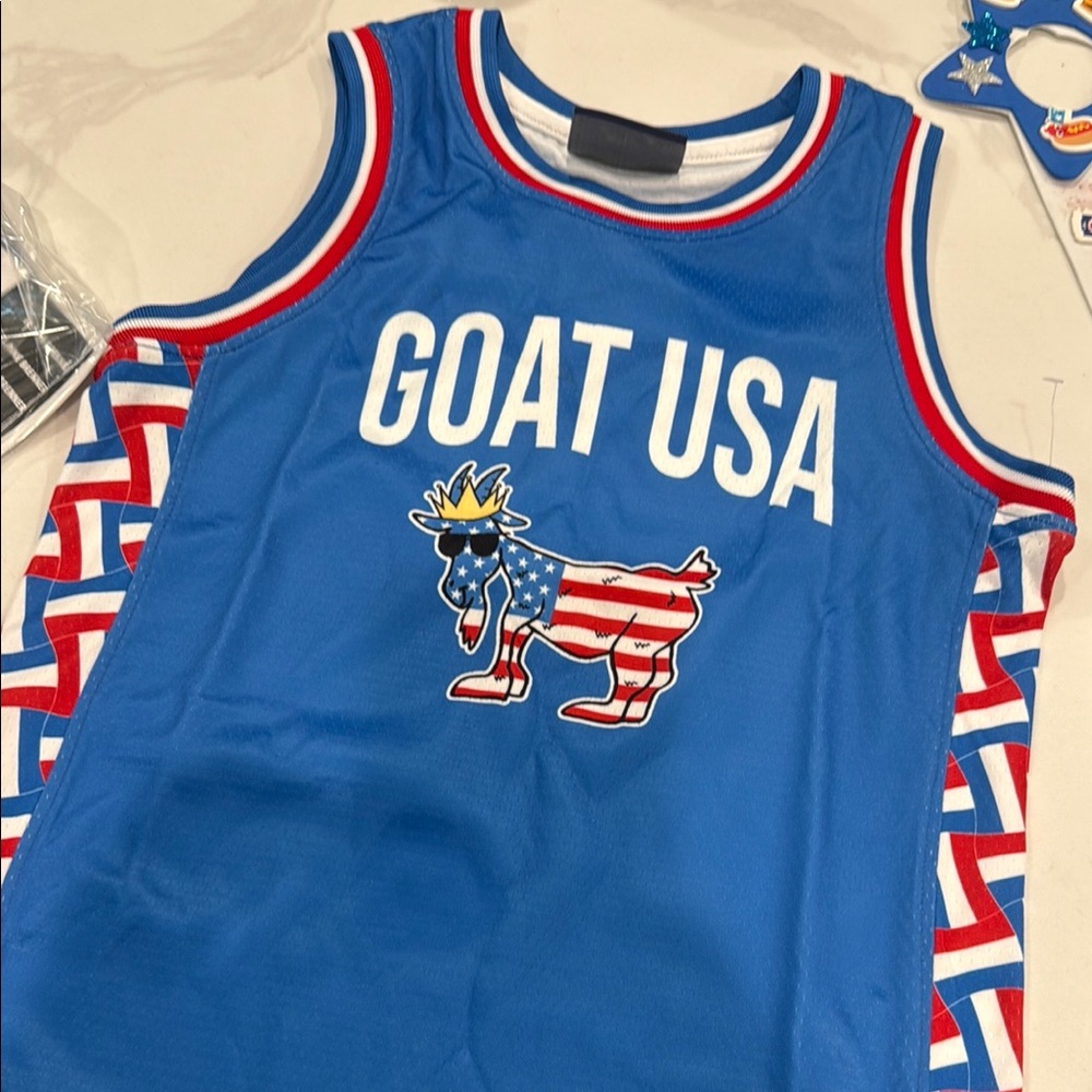 GOAT USA Kids Blue Jersey - sold out everywhere